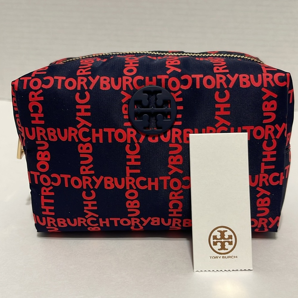 Tory Burch Quinn T Brigitte Cosmetic Case